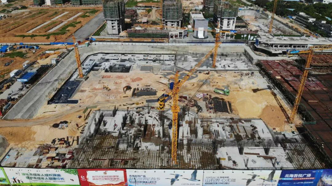 北海新城吾悦广场大商业地下一层建设中2019年6月10日施工图