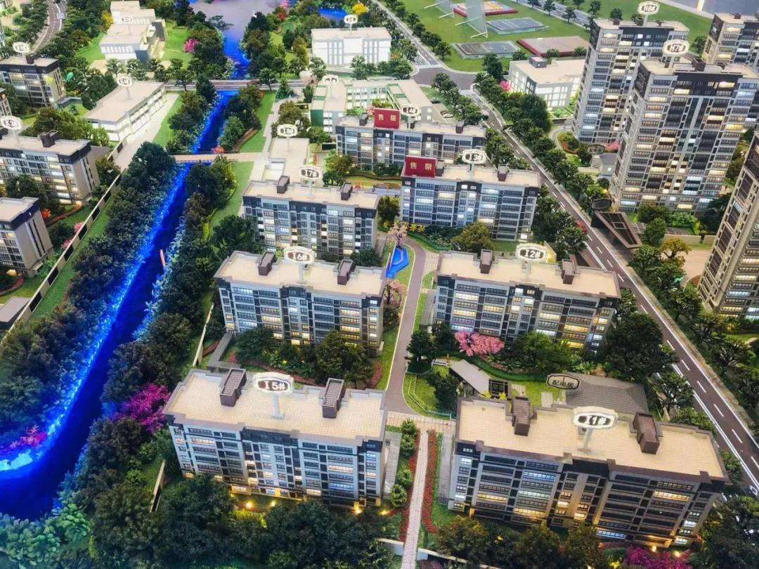  I地块的洋房沙盘图