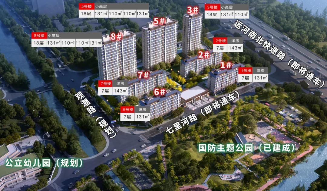 时润蓝湾鸟瞰图