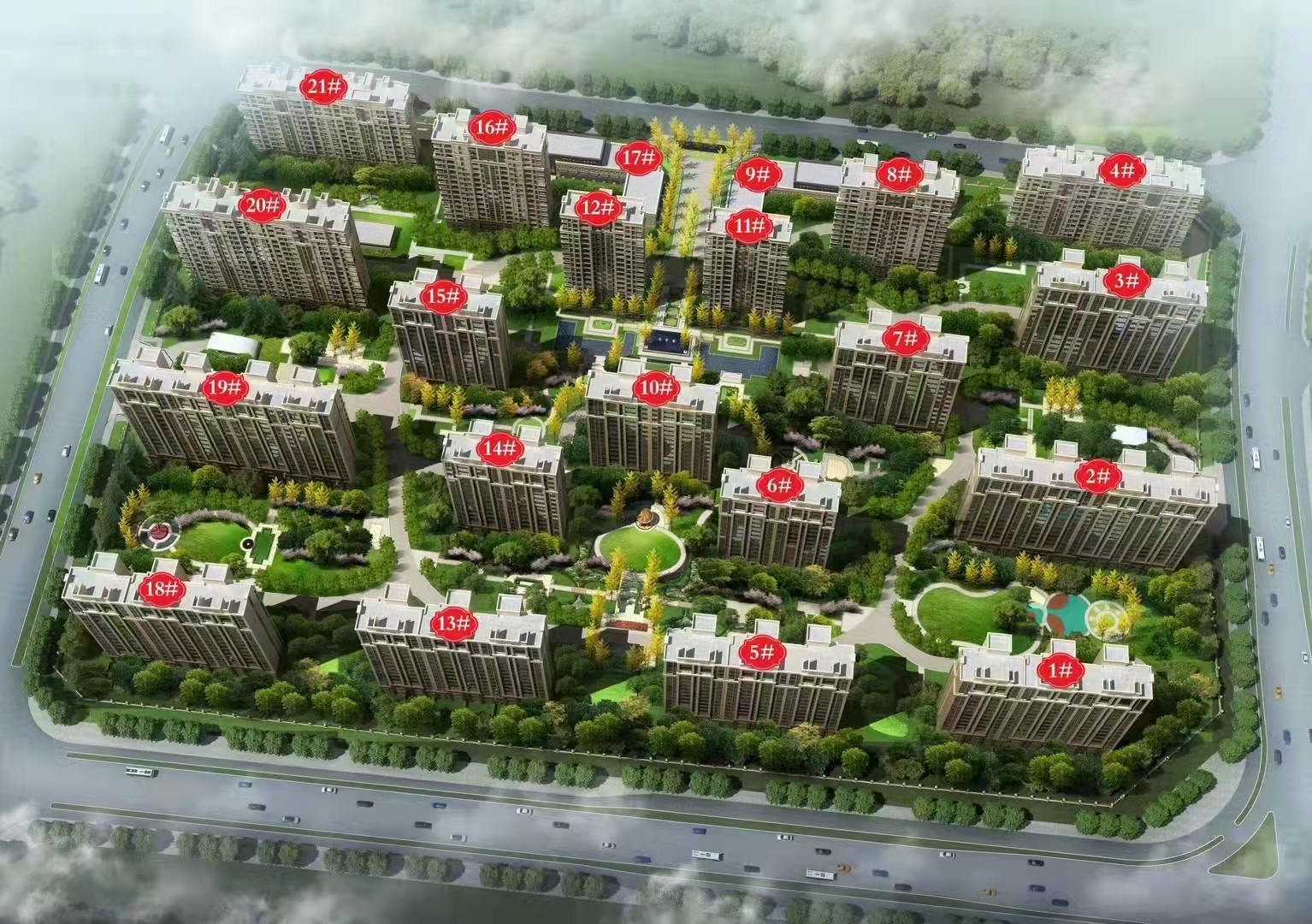 宏云东悦府沙盘图