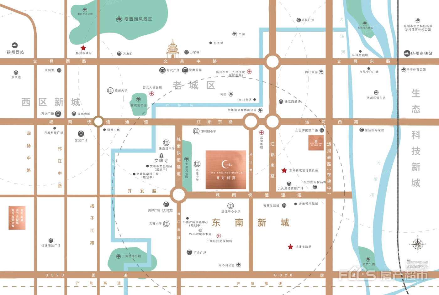 高力时涧区位图