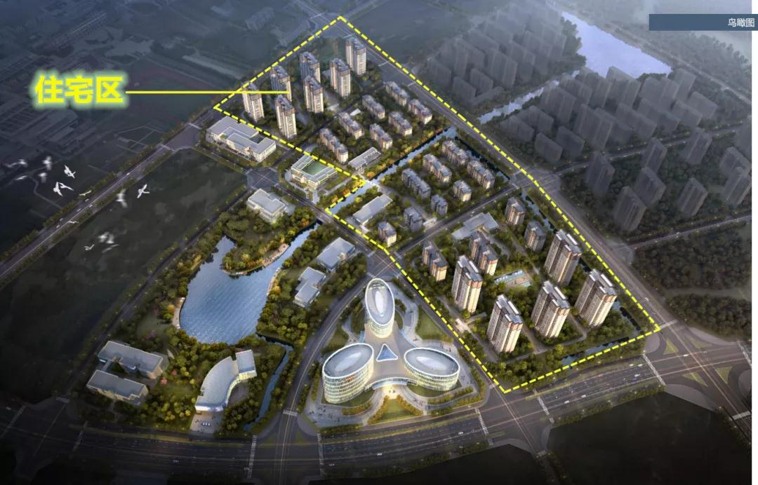 启迪科技城·融悦鸟瞰效果图