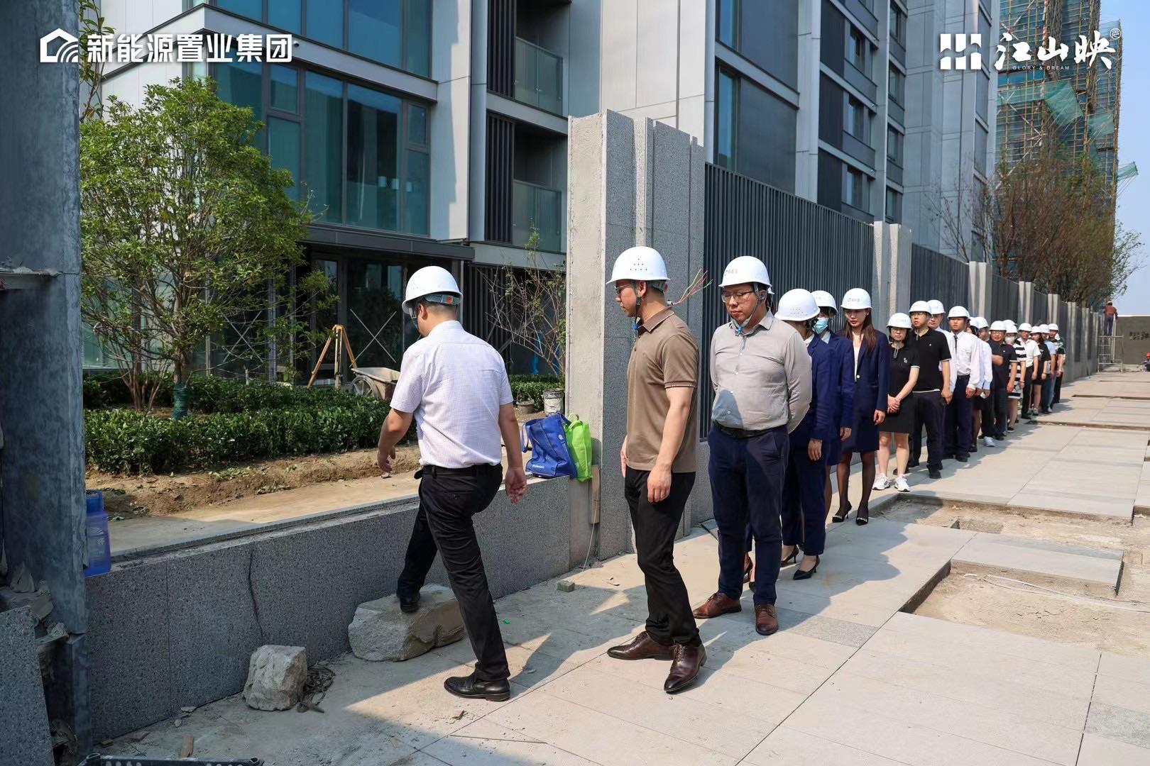 新能源江山映 6月14日锤子日，景观工程巡检，实景园林即将公开