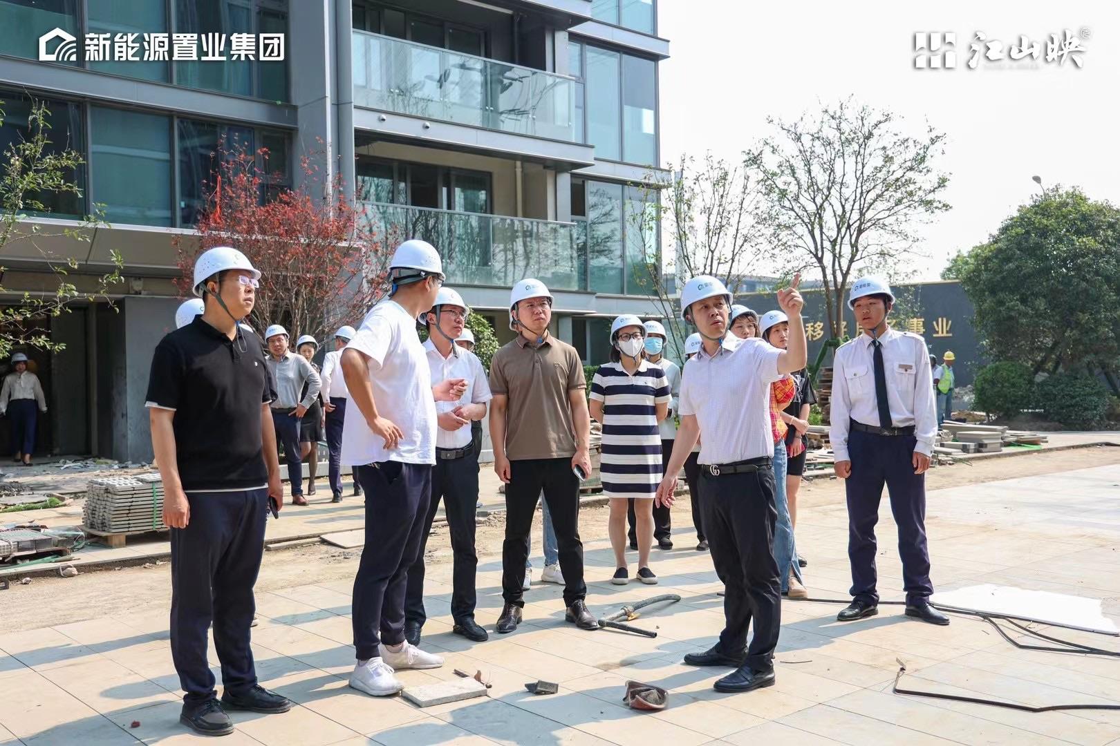 新能源江山映 6月14日锤子日，景观工程巡检，实景园林即将公开