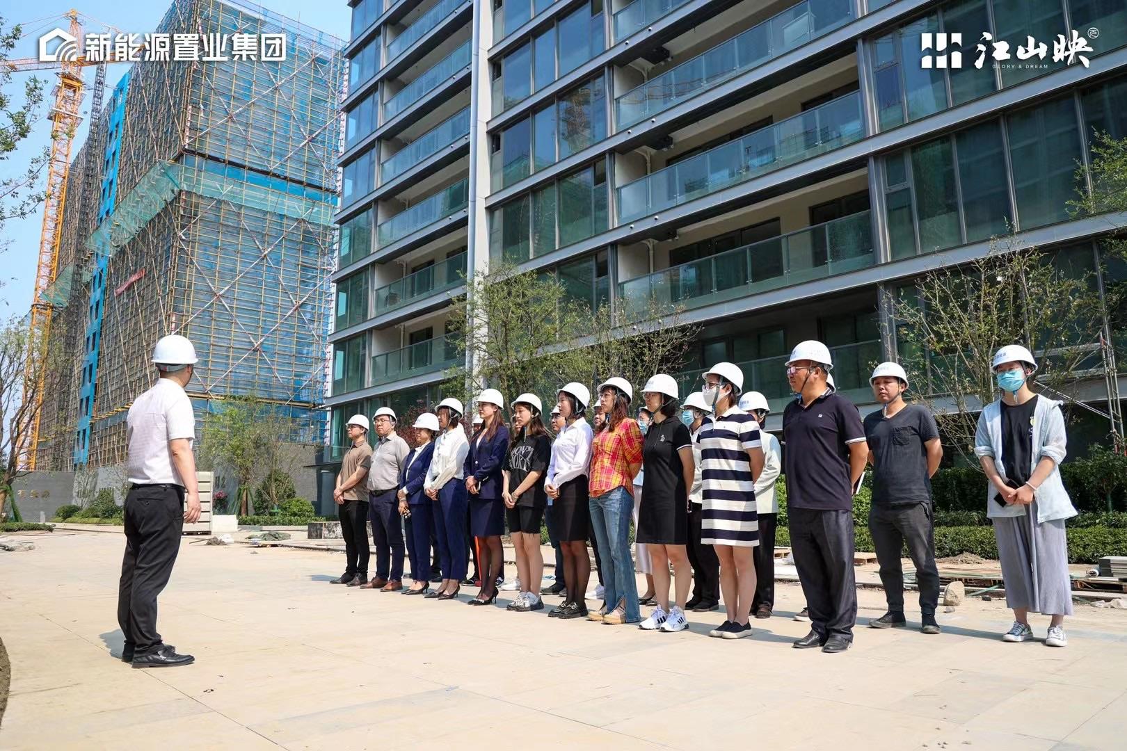 新能源江山映 6月14日锤子日，景观工程巡检，实景园林即将公开