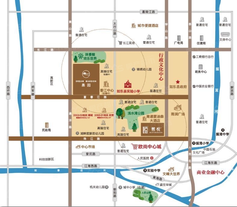 晨园楼盘总平图1