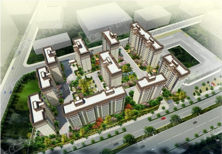 林溪湖畔楼盘效果图1