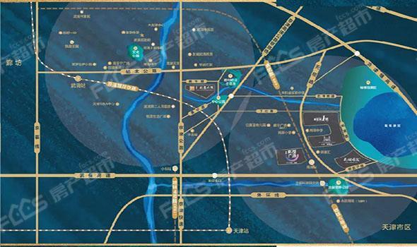首城珑玺禾院楼盘总平图1