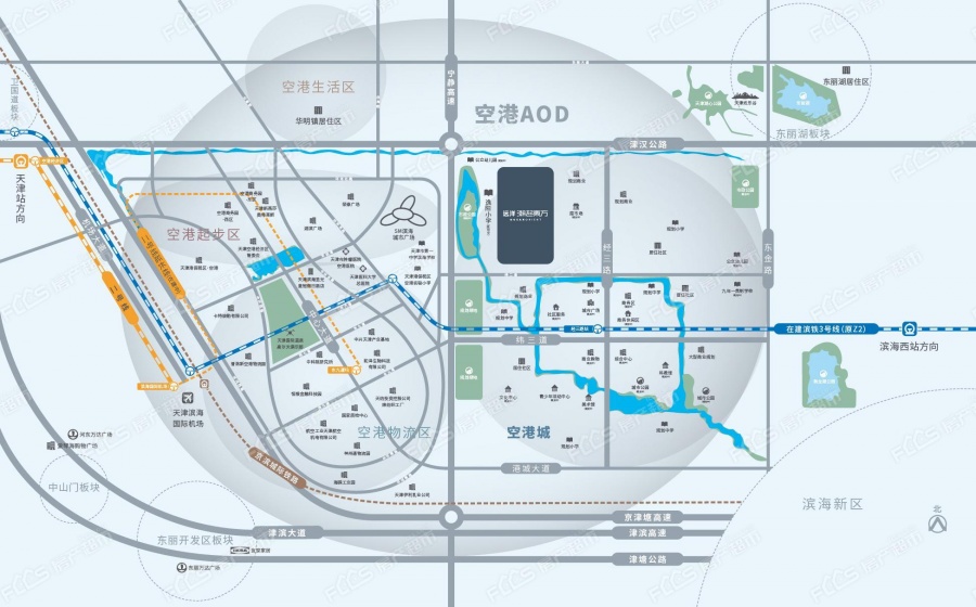 远洋潮起东方楼盘总平图1