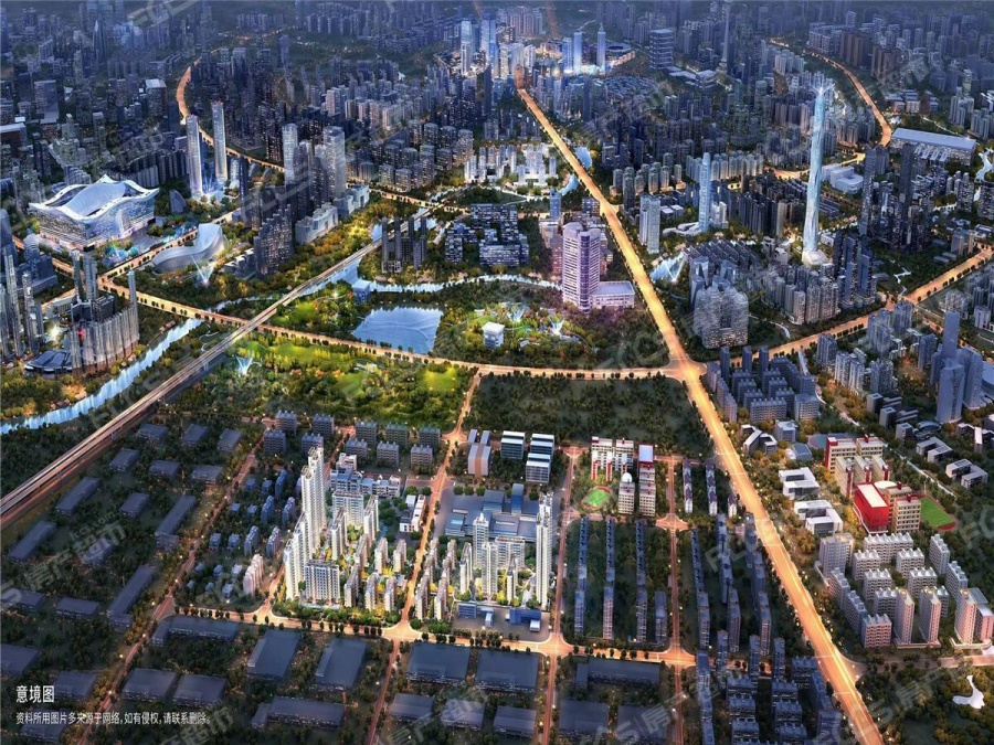 美的德信东樾玖院楼盘总平图1