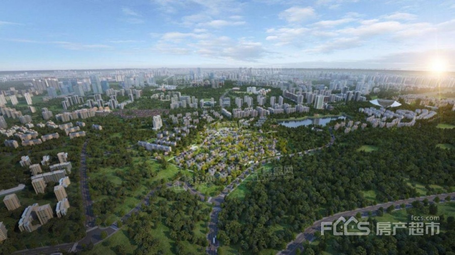 上马观花湖畔楼盘效果图3
