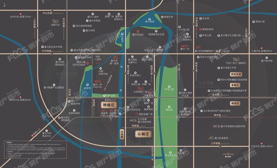 荣安·映樾庄楼盘位置图1