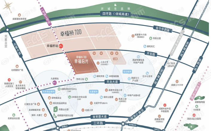 幸福桥TOD幸福拾光楼盘位置图1