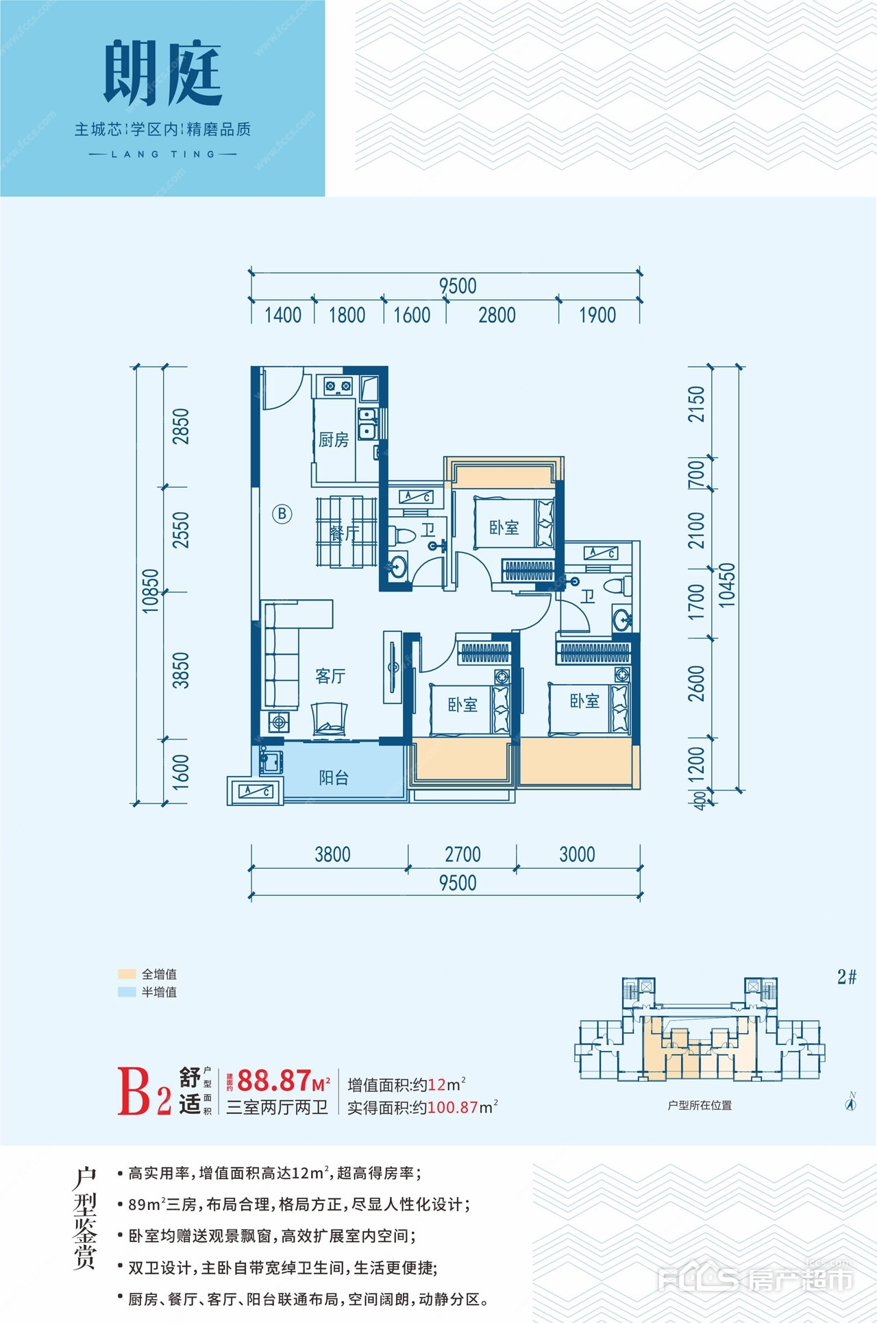 朗庭户型图有哪些户型?朗庭房子户型好不好?