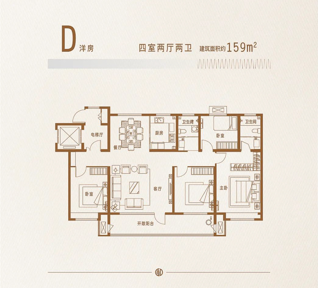 侯马颐和华府户型图图片