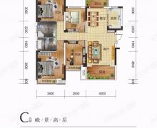 4室2厅2卫2阳台的户型图