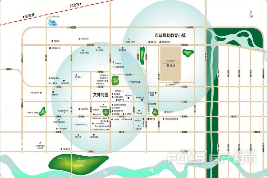 合创锦悦府楼盘总平图1
