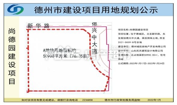 尚德园楼盘总平图1
