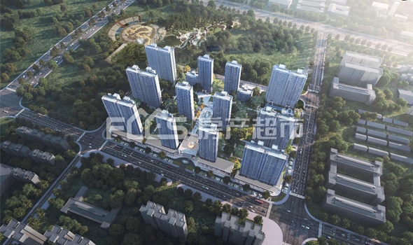 山海大象·德济万家楼盘总平图1